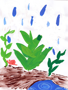 雨の朝：M.A（岡山県岡山市／9歳）