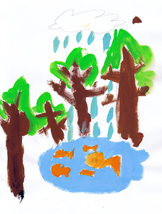 森の湖：A.M（岡山県岡山市／10歳）